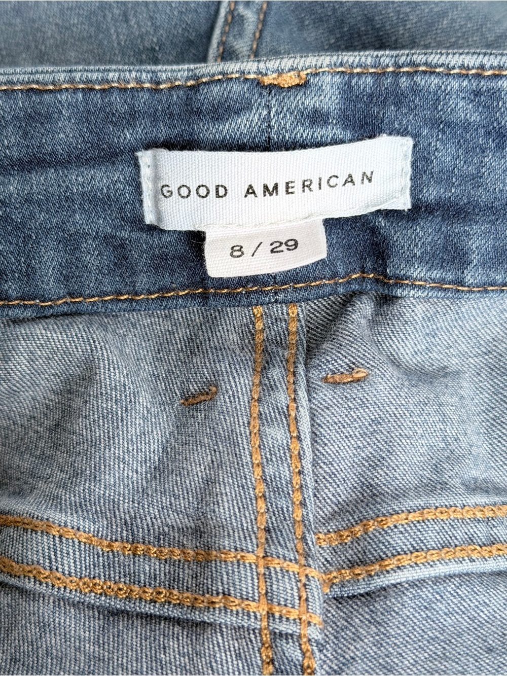 Good American Ripped Distressed Skinny Jeans - Medium Wash - Picture 2 of 12